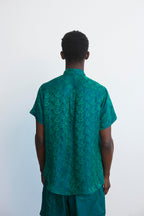 Lounge Short Sleeve Shirt Silk