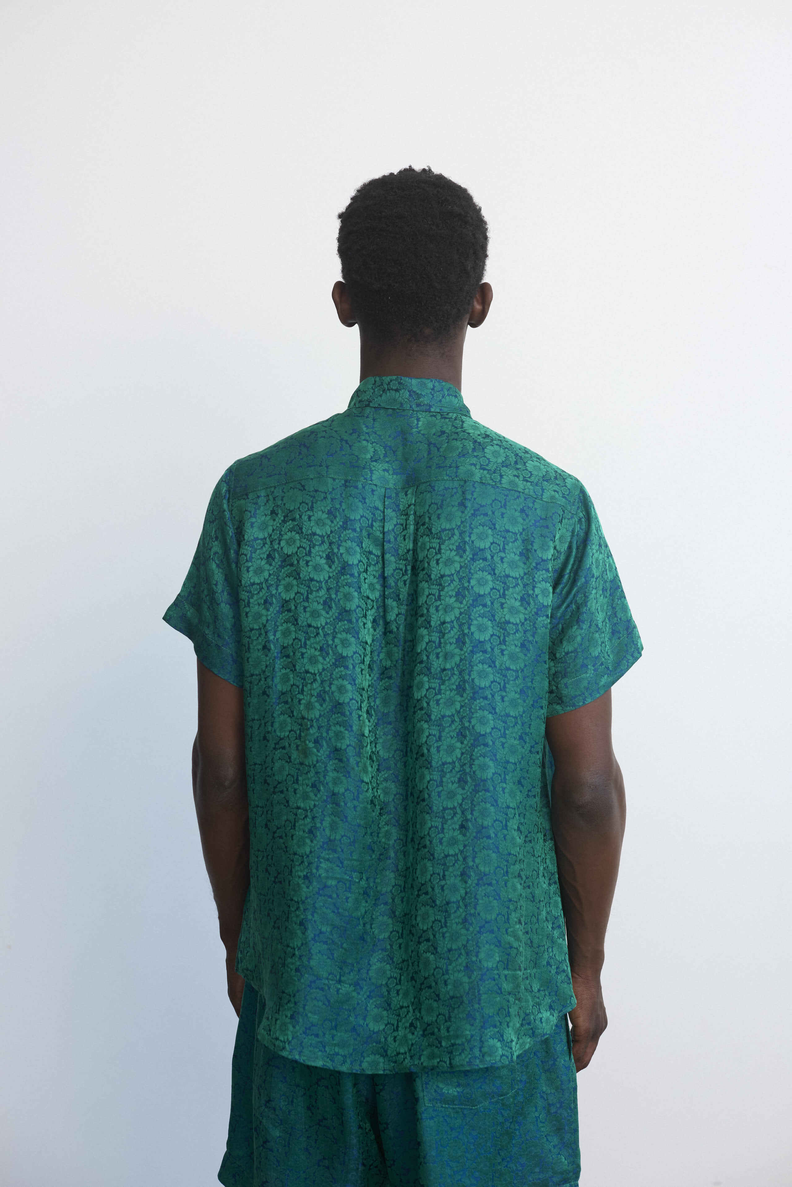 Lounge Short Sleeve Shirt Silk