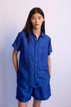 Lounge Short Sleeve Shirt Silk