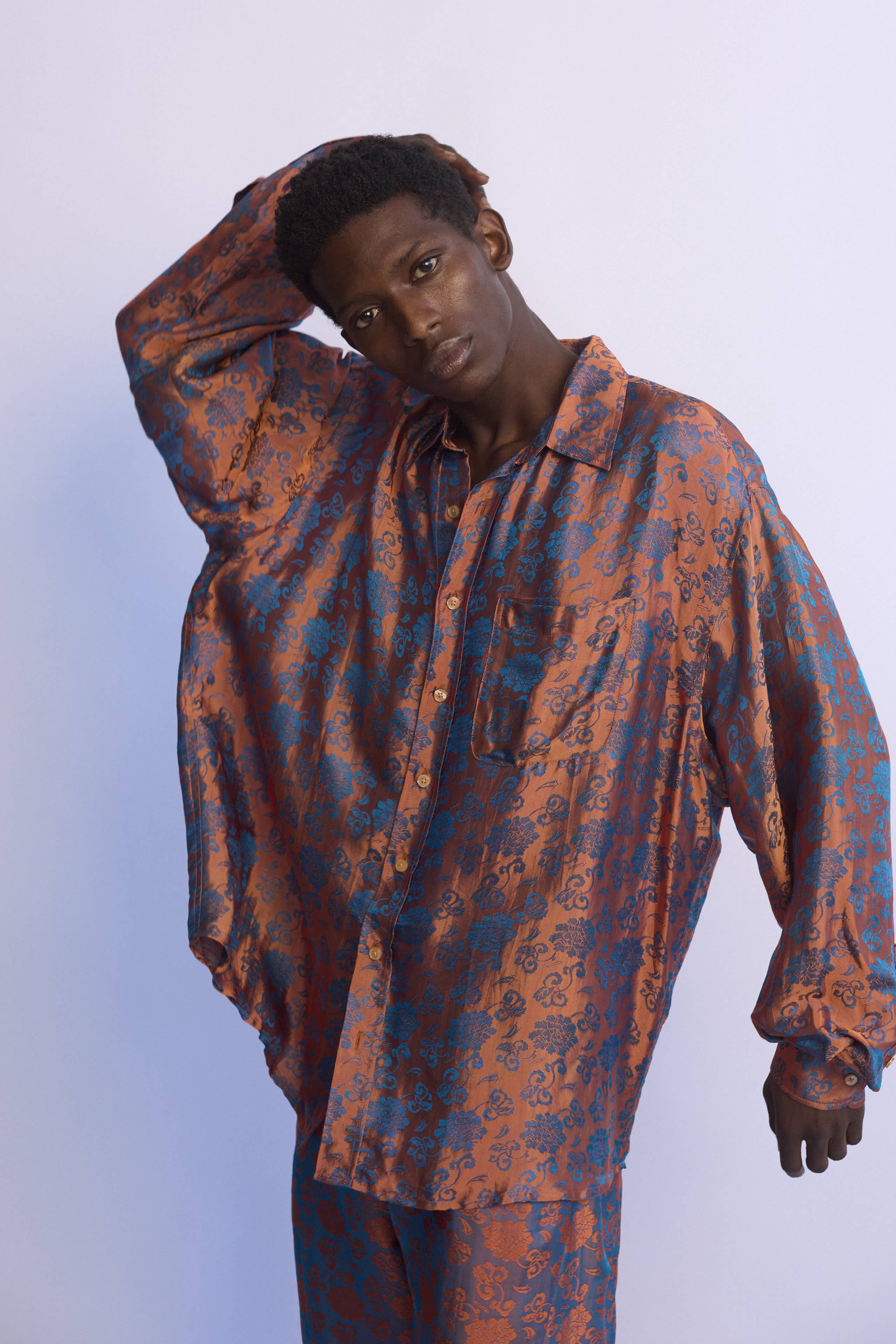 Bruns Long Sleeve Shirt Silk