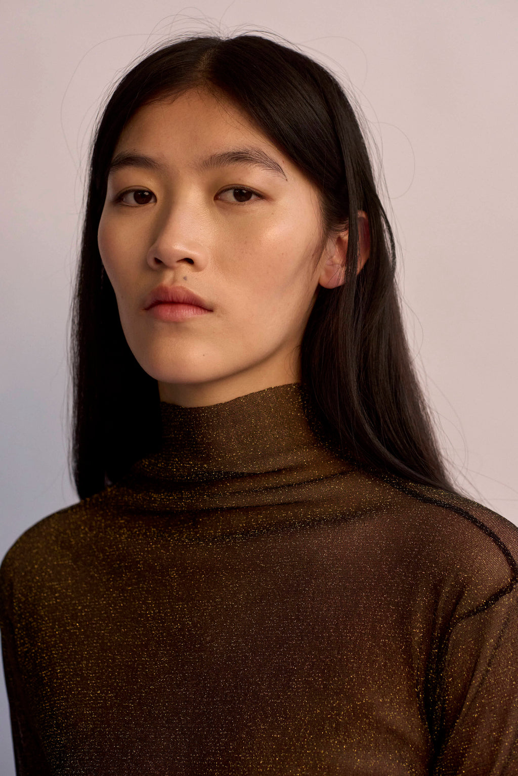 Silhouette High Neck L/S Top