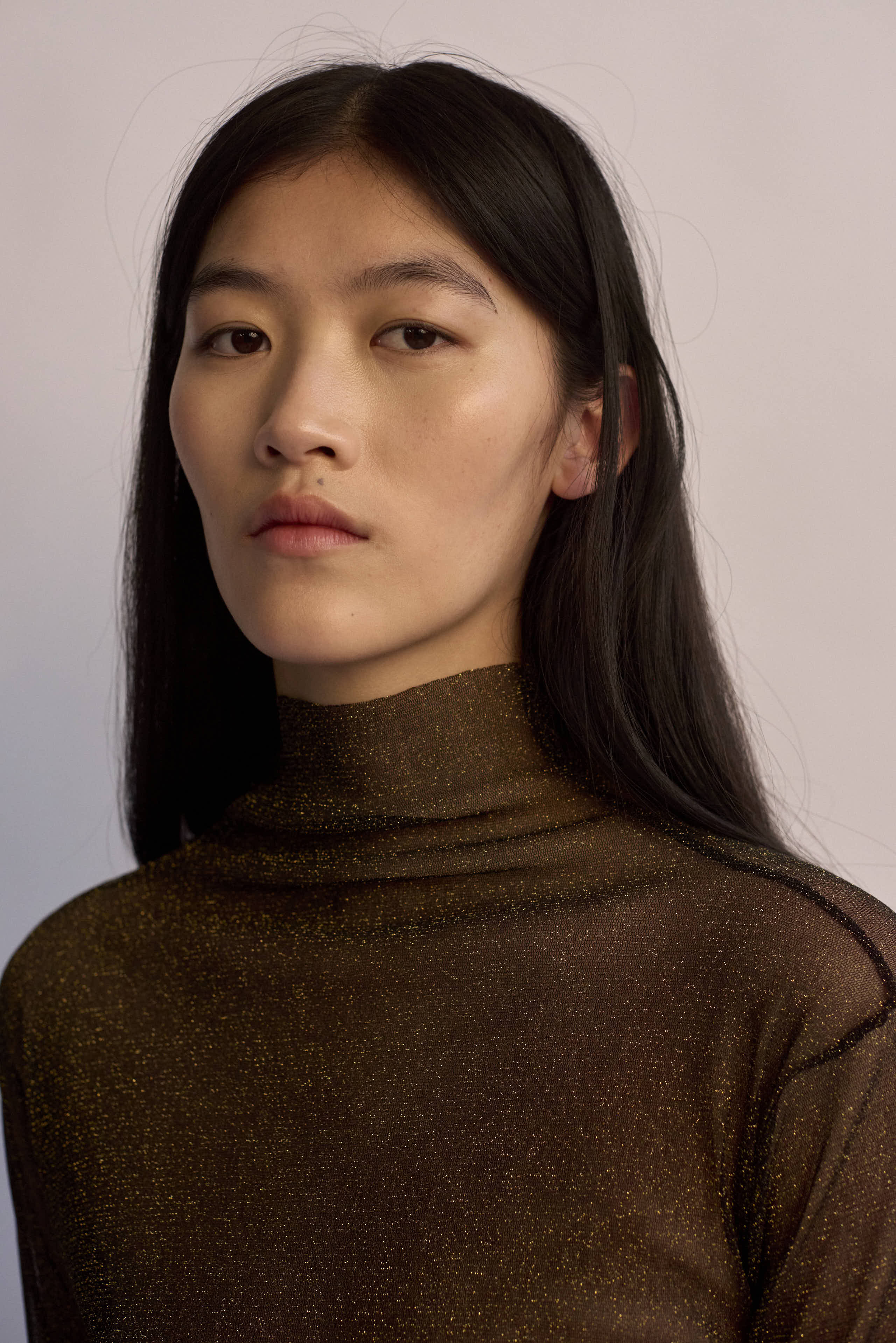 Silhouette High Neck L/S Top