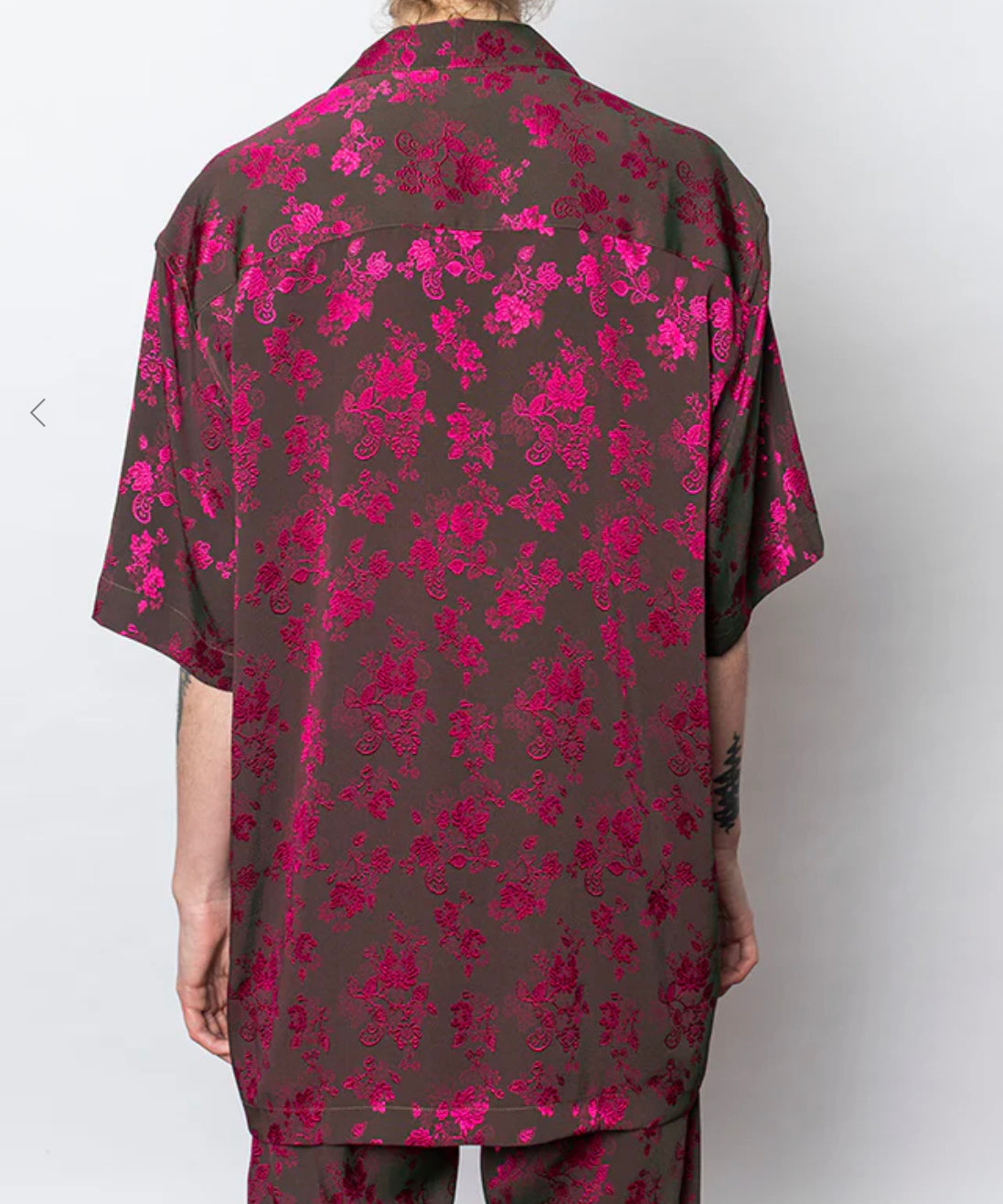 Bruns Short Sleeve Silk Shirt