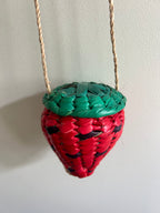 Strawberry Woven Bag