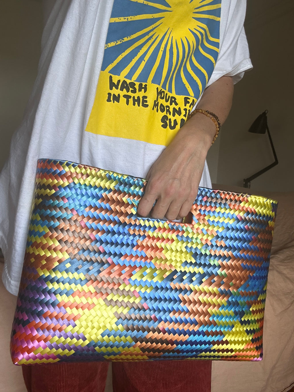 Woven Clutch Bag