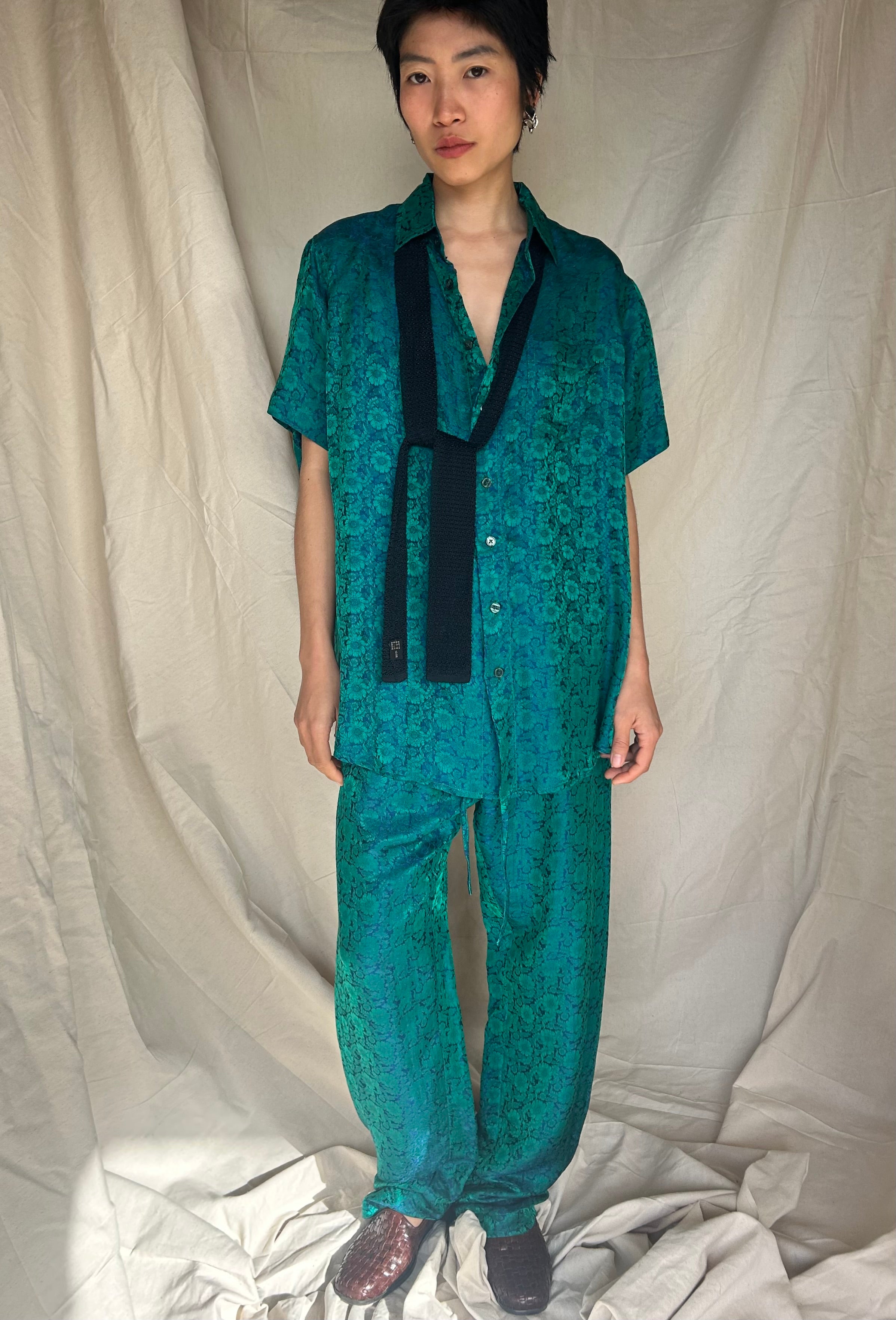 Lounge Taper Pant Silk