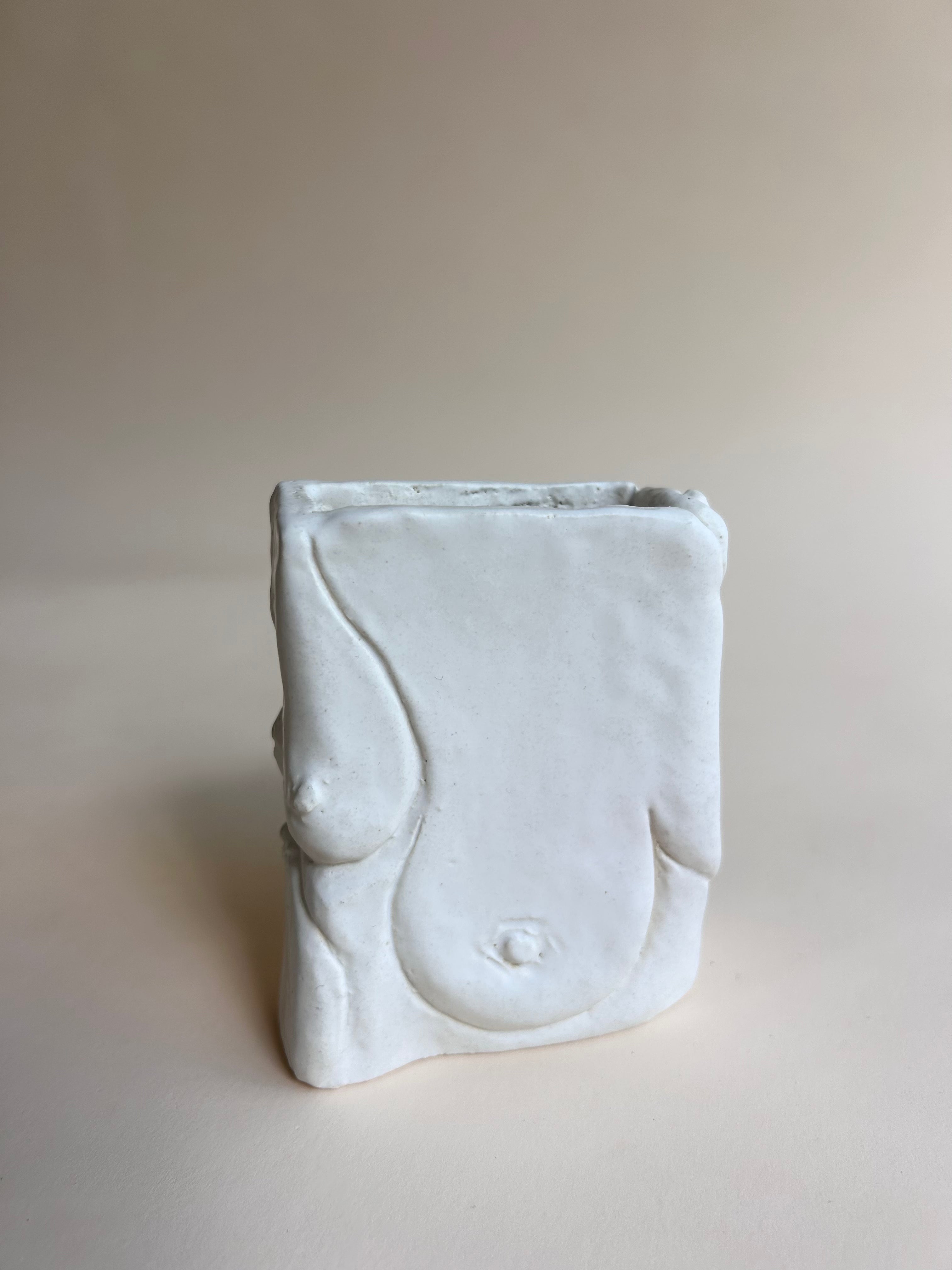 Busty Square Vase
