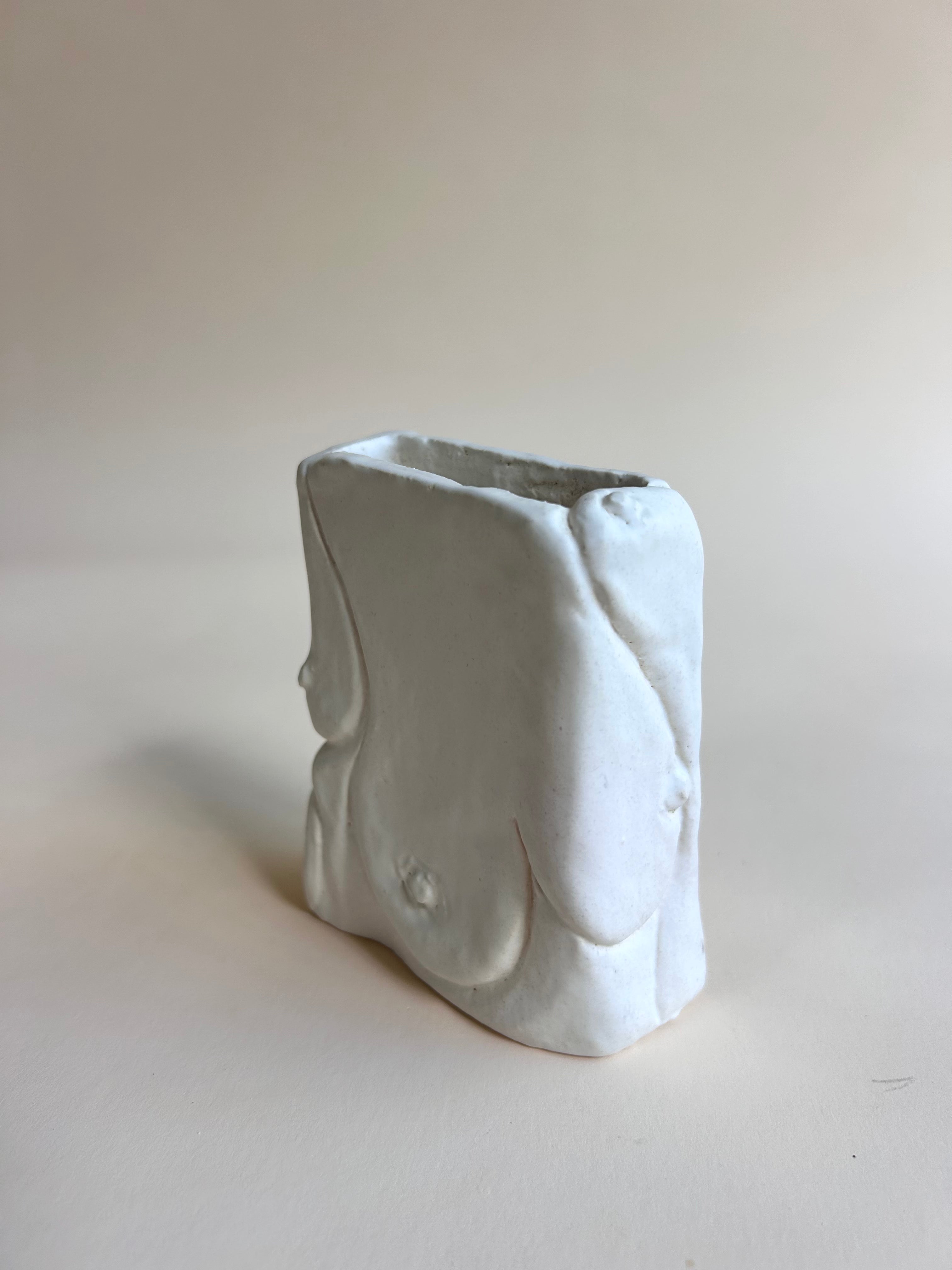 Busty Square Vase