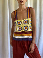 Crotchet Long Square Tank