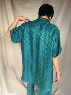 Lounge Short Sleeve Shirt Silk