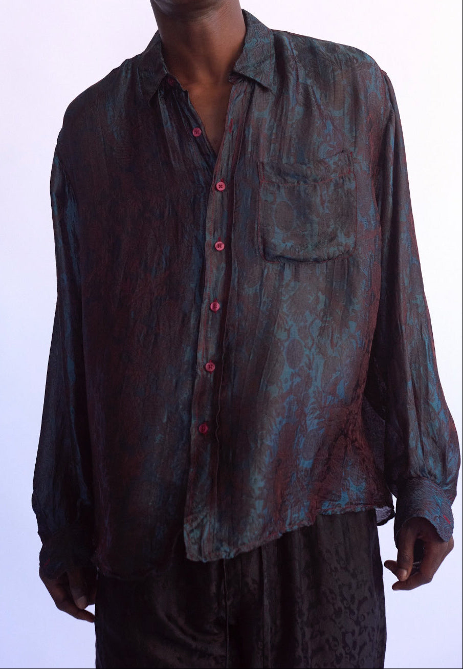 Bruns Long Sleeve Shirt Silk